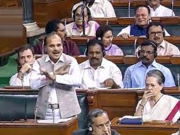 कांग्रेसी नेता अधीर रंजन चौधरी के प्रश्न से गरमाया सदन, सोनिया को भी पसंद नहीं आई पार्टी नेता की बात