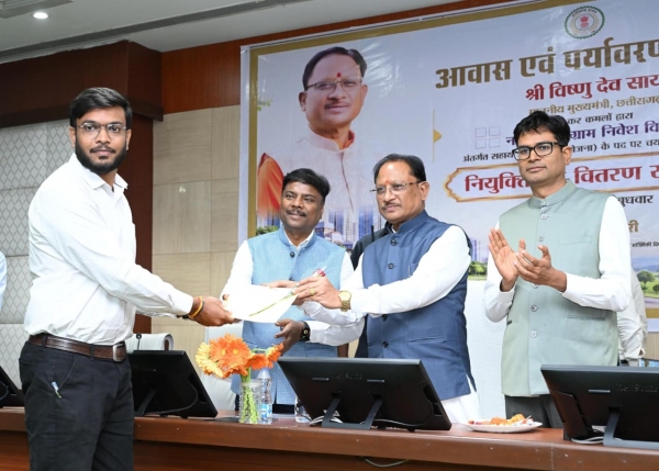 भविष्य के छत्तीसगढ़ के शहरों को आकार देने की महत्वपूर्ण जिम्मेदारी अब युवा टाउन प्लानर्स के कंधों पर - मुख्यमंत्री  विष्णुदेव साय