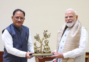 प्रधानमंत्री  नरेंद्र मोदी से मुख्यमंत्री विष्णु देव साय ने की भेंट, छत्तीसगढ़ के विकास और &lsquo;बस्तर विजन&rsquo; पर हुई विस्तृत चर्चा