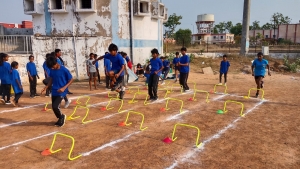 ग्रीष्मकालीन खेल शिविर में निखर रही बच्चों की प्रतिभाएं