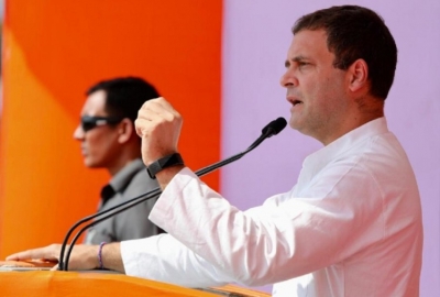 राहुल गांधी का पीएम पर हमला, कहा- रमन सिंह और उनके परिवार के भ्रष्टाचार पर चुप हैं नरेंद्र मोदी