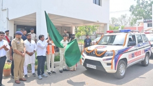 कोरबा जिले को मिली 22 नए डायल 112 वाहनों की सौगात