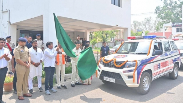 कोरबा जिले को मिली 22 नए डायल 112 वाहनों की सौगात