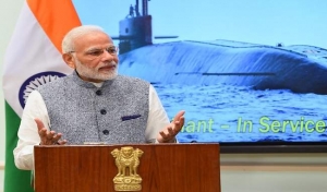 परमाणु पनडुब्बी अरिहंत ने अपनी पहली प्रतिरोध गश्त सफलतापूर्वक पूरी की: मोदी