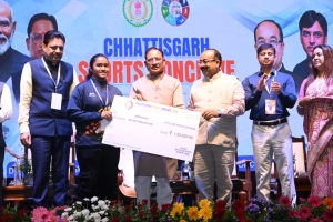 Chief Minister Shri Vishnu Deo Sai Participates in Chhattisgarh's First-Ever Sports Conclave