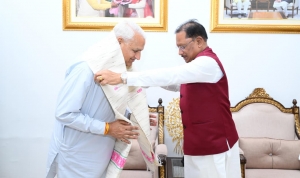 मुख्यमंत्री  विष्णुदेव साय से लघु उद्योग भारती के प्रतिनिधिमंडल ने की सौजन्य मुलाकात : 14वें इंडिया इंडस्ट्रियल फेयर की तैयारियों पर हुई चर्चा
